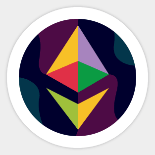 Colorful ETH Sticker